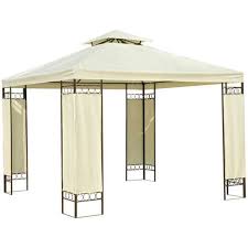 Bc Elec 5300 0012 Tente De Reception Tonnelle Barnum Pavillon De Jardin Beige 3 X 3 M Pavillon De Jardin Tente Reception Et Pavillon