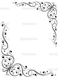 Telecharger Modele Simple Cadre Floral Abstrait Illustration 5797969 Dessin Arabesque Mariage Dessin Cadre Dessin