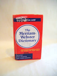 Vintage Merriam Webster Dictionary Hardback Book Travel Size Find It At Www Busterjustis Etsy Com Webster Dictionary Travel Book Travel Size Products