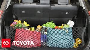 Search had a toyota branded net of this type in my old car (2005 camry). Cargo Net Organizer Stretch The Net Accessories Toyota Youtube