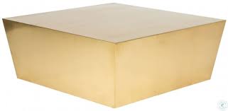 I felt so proud that i decided to establish my administration here, in the companion cube so thoughtfully provided by our benefactors. Cube Gold Metal Coffee Table From Nuevo Coleman Furniture