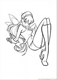 Obrazki do kolorowania z kraina lodu Stella Winx Club Colouring Pages Coloring Home