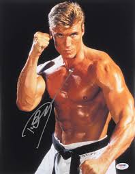 Dolph lundgren as ivan drago: Dolph Lundgren Signed Rocky Iv 11x14 Photo Psa Coa