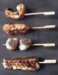 Mixed Seafood Yakitori Are Great For Parties And Special Dinners With Friends Yakitori Recipe Bbq Seafood Chicken Recipes