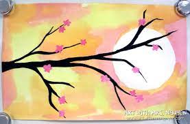 It's springtime outside, and every tree is exploding with blossoms. Cherry Blossom Paintings 3rd Art With Mrs Nguyen