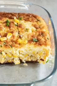 Easy corn pudding is a mixture of whole corn, cream corn, eggs, milk, butter, sugar and cornstarch for thickening. Easy Corn Pudding Casserole Recipes From A Pantry