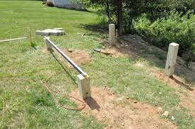 To keep everything square, we measured the diagonal distances to make sure they were equal. How To Build A Post Beam Shed Foundation On A Slope