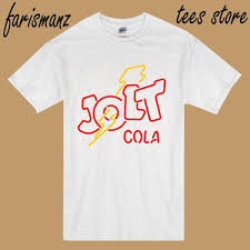 New Jolt Cola Famous Cola Drink Logo Mens White T Shirt Size S To 3xlmen Women Unisex Fashion Tshirt T Shirt Shirts Shirts And Tshirts From