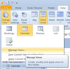 Create Custom Calendar View Outlook 2010 And 2013 University Of Victoria