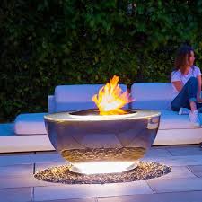 Stainless steel fire and water bowls can be cleaned with a soft cloth, lukewarm water, and a few drops of mild soap. Stainless Steel Fire Pit Chalice David Harber Contemporary