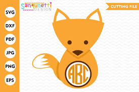 Download, print or send online for free! Fox Svg Fox Monogram Woodland Svg Fall Svg 123383 Cut Files Design Bundles