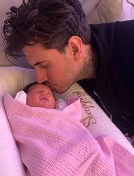 Love Island's Terry Walsh welcomes baby Talia with fiancée Danielle