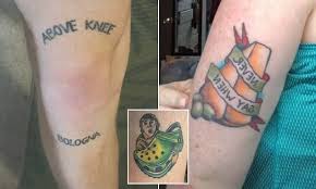 See more ideas about knee tattoo, tattoos, body art tattoos. People Reveal Their Most Meaningless Tattoos Daily Mail Online