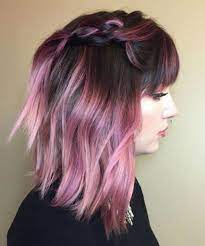 67 Hair Highlights Ideas Highlight Types And Products Explained 2020 Violet Hair Colors Pink Hair Hair Color Pink
