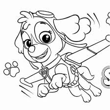 Skye Paw Patrol Para Colorear