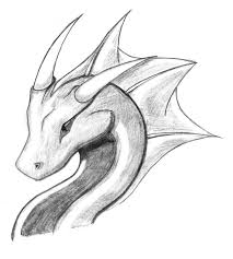 Make a circle for the dragon head like so, then sketch in the wavy guidelines. Pin By Martha Madrid On Tattoo Dragon Sketch Dragon Drawings In Pencil Easy Dragon Drawings
