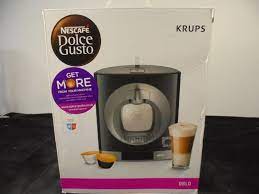 The extraction of the dolce gusto coffee is made at an optimal temperature, so that it gives a perfect coffee. Nescafe Dolce Gusto Oblo Kp110840 Krups Black Coffee Machine Hot Drinks Espresso Pod Capsule Coffee Machines Home Studioestetica Net