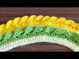 كروشيه كنار حزام للستائر تاج للشعر تلايق حواف للمفارش Crochet Border For Blanket Youtube Crochet Videos Crochet Lace Crochet
