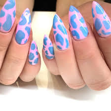 Cow Print Nail Art Is So On Trend For This Spring And If You Want To Be A Little More Daring And Try Different Color S Cow Nails Fire Nails Best