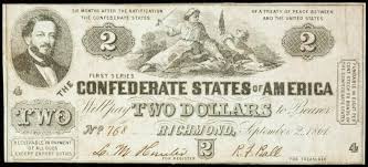 Values Of Old Confederate Money Paper Money Buyers