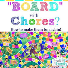 Board With Chores Your Modern Family