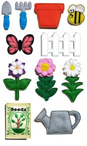 Busy Garden Basket Set Machine Embroidery Designs Patterns 6 50 Machine Embroidery Designs Machine Embroidery Embroidery Designs