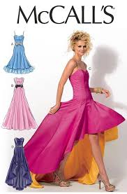 Mccall S 6701 Dress Patterns Hi Low Dresses Formal Dresses Long