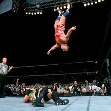 Kurt Angle Moonsault Kurt Angle Professional Wrestling Photo