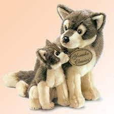 Pin By Micah Peters On Love The Latest And Greatest Wolf Stuffed Animal Baby Stuffed Animals Plush Animals