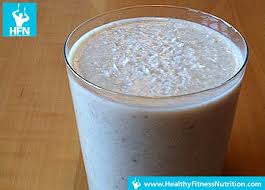 Peanut butter cup shake (30 g protein) Raffaello Protein Shake Recipe Healthy Fitness Recipes Muscle Growth Fat Loss