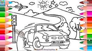 Descarga e imprime estos carros para colorear de forma gratuita. Pintar Desenho Do Carro E Aprende Cada Objecto Em Ingles Youtube