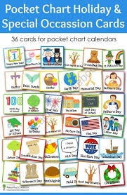 Pocket Chart Holiday And Special Occasion Cards From