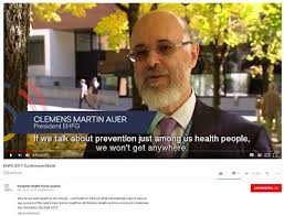 Clemens martin auer (* 1957 in miesenbach, lower austria) is special envoy for health in the federal ministry of labour, social affairs, health and consumer protection (austria). No Creativity Without Confrontation Ehfg 2017 Outcomes Blog