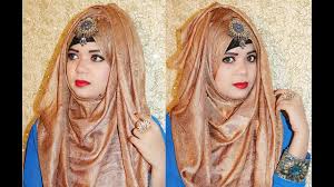 Colours are usually white or pastel. New Hijab Style With Tikle Unique Hijab Style Tutorial New Party Fashionable Hijab Style Video Dailymotion