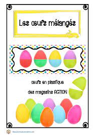 les oeufs melanges action de paques maternelle activite atelier images d&#x00027;animaux pour colorer le sens