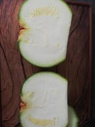 How to cut round zucchini. As Requested Round Zucchini Cut Open Seeds Are Just As Soft As Regular Will Update On Taste Gardening