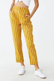 Black And White Striped Pants Forever 21 Striped Ankle Pants Forever 21 Fashion Latest Trends Clothes