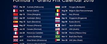 April 1 easter sunday,april 5 ching ming festival,april 6 ching ming festival,april 7 ching ming festival,april 29 labour day,april 30 labour day. 2018 Fia Formula One World Championship Calendar Motorsport Technology