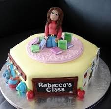 Female Teacher Birthday Gift For Teacher Teacher Birthday Cake Example Teacher Cakes Teacher Birthday Cake Graduation Party Cake