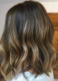 Shimmering Blonde On Dark Brown Hair Hair Color Dark Winter Hair Color Blonde Hair Color