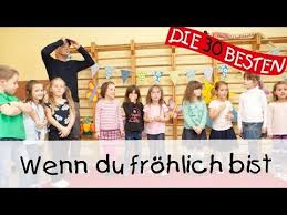 Wenn Du Frohlich Bist Singen Tanzen Und Bewegen Kinderlieder Youtube Kinder Lied Kinderlieder Mutter Kind Turnen