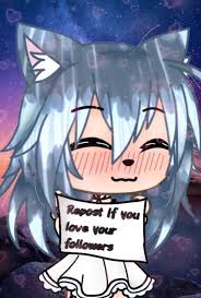 Freetoediti Love You Lolipops Gachalife Gacha Life Repost Remixed From Lazzaricreepypasta Anime Wolf Girl Black Cat Anime Cute Anime Character