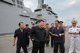 Kim Jong Un inspects warship, says US-ROK drills show ‘will to provoke war’