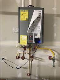 Rinnai Tankless Water Heater Not Providing Hot Water Heating Help The Wall