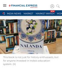 This book is not just for history enthusiasts, but for anyone invested in India's education system...the author urges us to reclaim #Nalanda's intellectual and pedagogical ideals…6 key principles from the book that