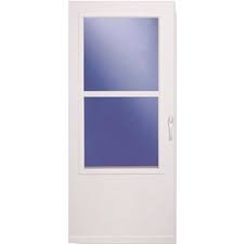 Mobile home depot is a leading supplier of parts and accessories for mobile / manufactured homes and rvs. Larson Part 028831u Larson 32 In X 81 In Valu Core White Wood Core Self Storing Storm Door Storm Doors Home Depot Pro