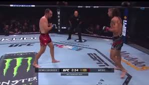 Uros Medic round 3 TKO #ufc #ufc291 #ufc291winners #prelims