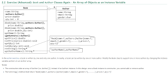 Java How Can I Make A Book Class That Can Have One Or More Authors Stack Overflow