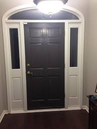 Exterior trim paint option 2: Sherwin Williams Black Fox Front Door Painted Front Doors Sherwin Williams Front Door Colors Front Door Colors
