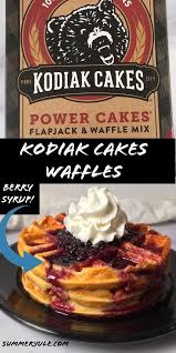 Kodiak power cakes buttermilk mix amanda baker lemein , ms, rd, ldn loves this mix because it has a whopping 14 g of protein (and 5 g of fiber) per serving. 58 Waffles Kodiak Cakes Ideas In 2021 Waffle Recipes Waffles Kodiak Cakes